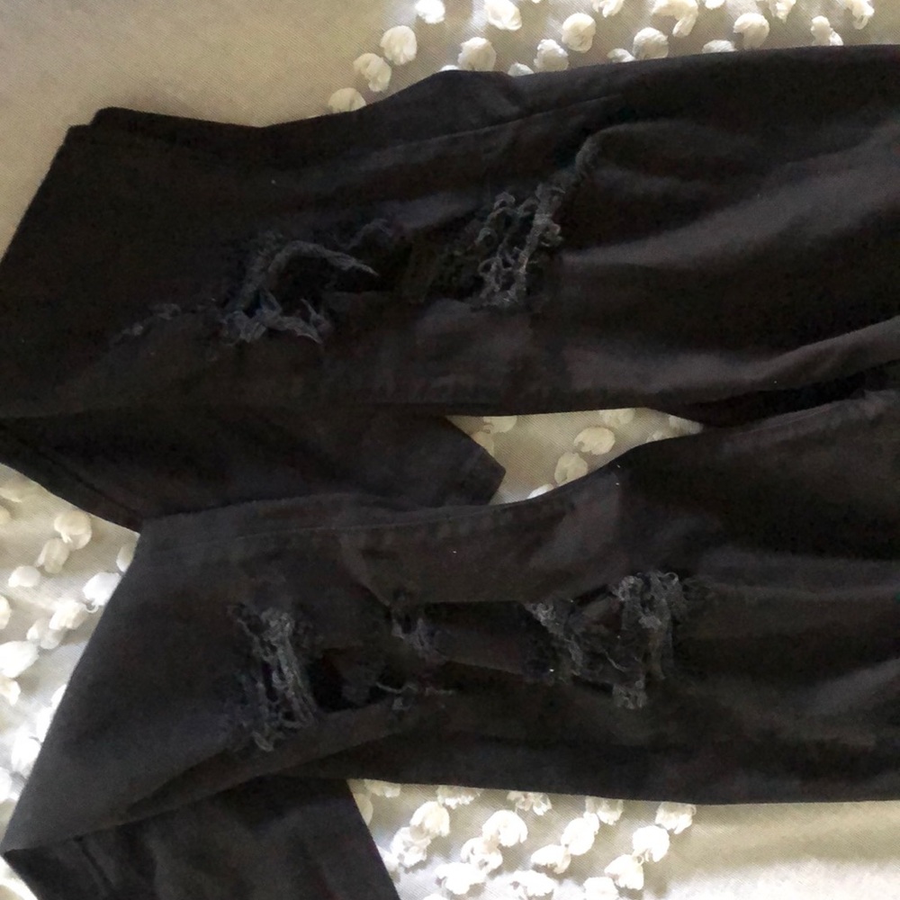Flying Monkey Black Ripped Jeans - Picture 3 of 4